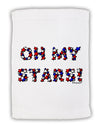 Oh My Stars Patriotic Design Micro Terry Sport Towel 15 X 22 inches by TooLoud-Sport Towel-TooLoud-White-Davson Sales