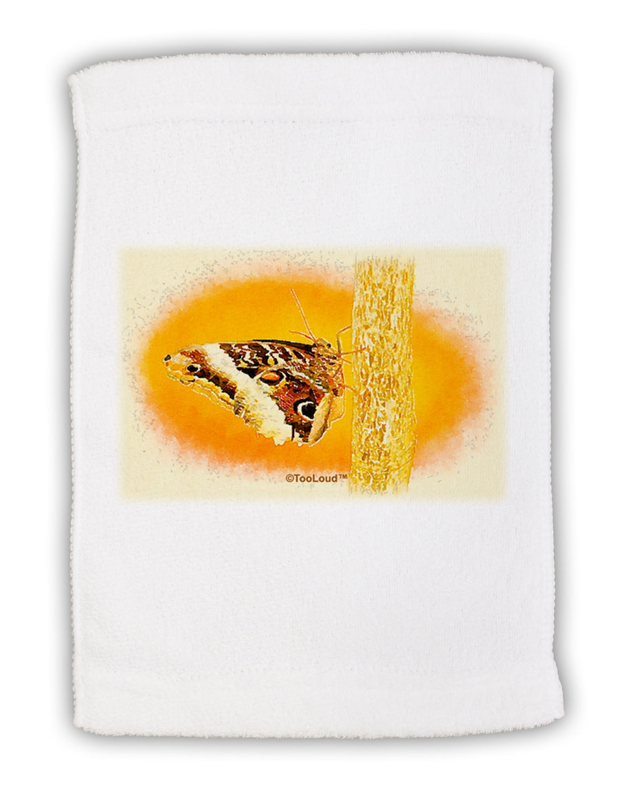 TooLoud Watercolor Owl Moth Micro Terry Sport Towel 11 x 18 inches-TooLoud-White-Davson Sales
