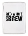 Red White and Brew Micro Terry Sport Towel 15 X 22 inches by TooLoud-Sport Towel-TooLoud-White-Davson Sales