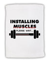 Installing Muscles Micro Terry Sport Towel 11 x 18 inches-TooLoud-White-Davson Sales