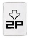 Player Two Selection Icon Micro Terry Sport Towel 11 x 18 inches-TooLoud-White-Davson Sales