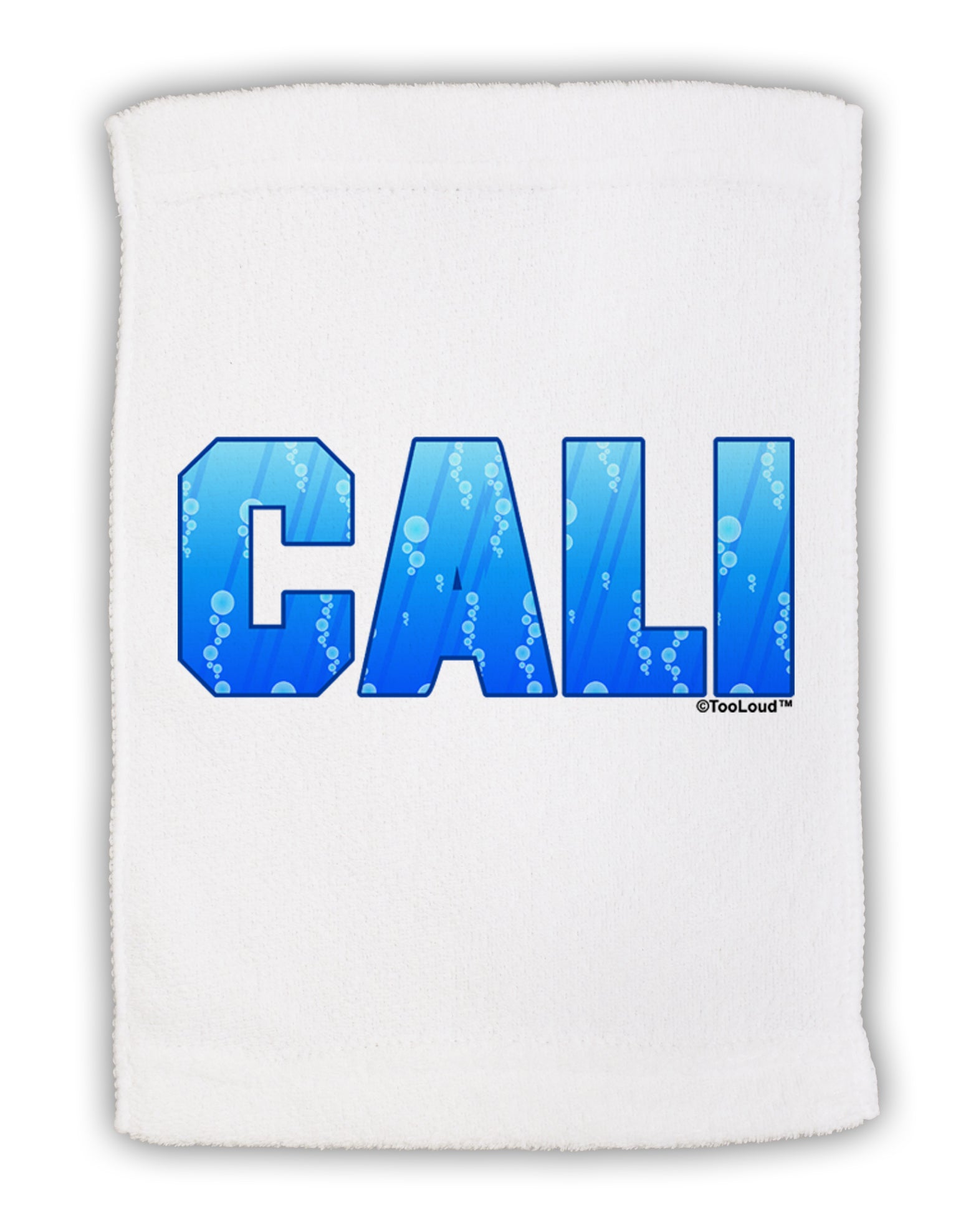 Cali Ocean Bubbles Micro Terry Sport Towel 15 X 22 inches by TooLoud-Sport Towel-TooLoud-White-Davson Sales