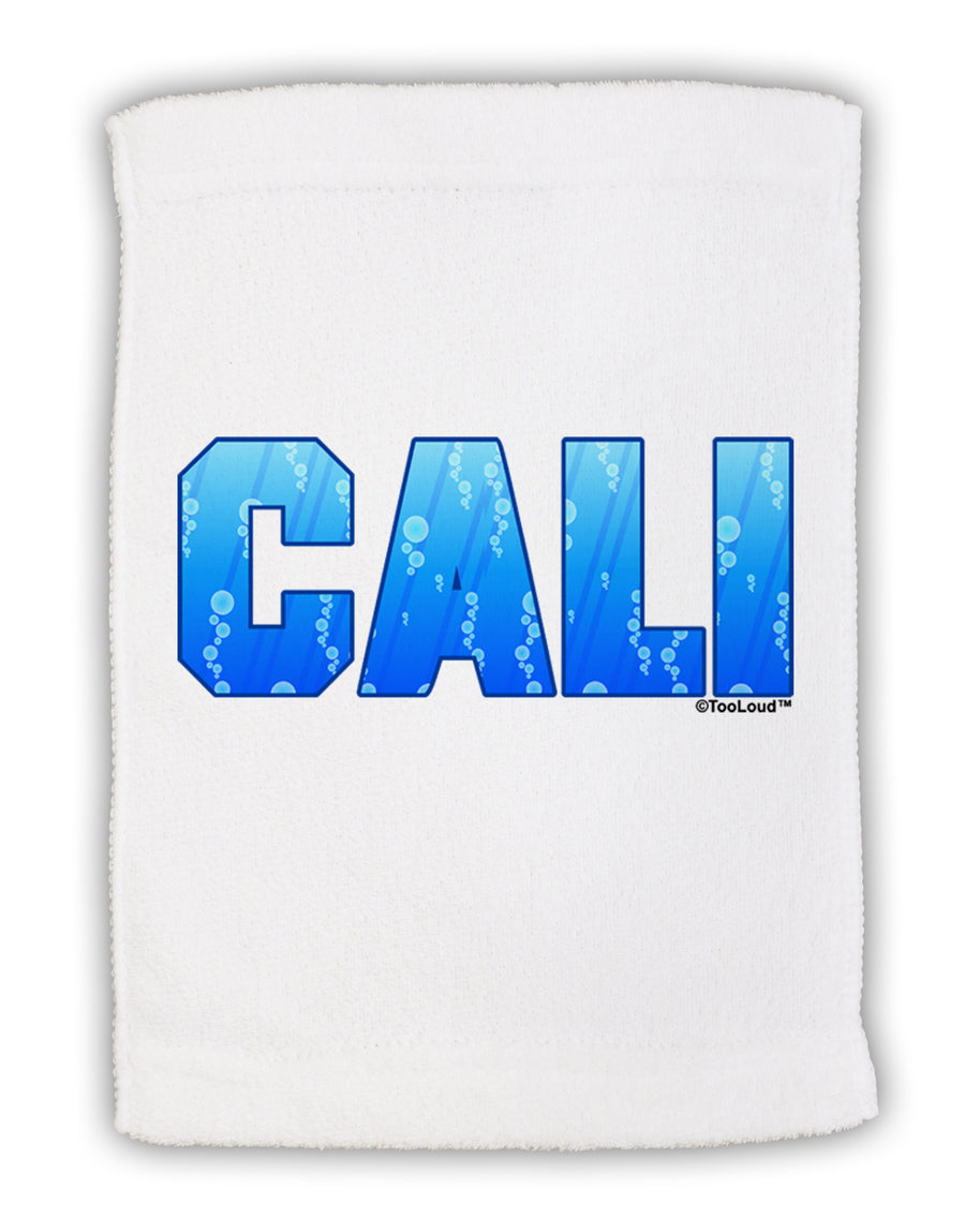 Cali Ocean Bubbles Micro Terry Sport Towel 15 X 22 inches by TooLoud-Sport Towel-TooLoud-White-Davson Sales