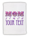 Personalized Mom Since ___ Micro Terry Sport Towel 11 x 18 inches-TooLoud-White-Davson Sales