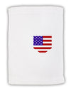 American Flag Faux Pocket Design Micro Terry Sport Towel 15 X 22 inches by TooLoud-Sport Towel-TooLoud-White-Davson Sales