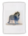Lion Watercolor B Micro Terry Sport Towel 11 x 18 inches-TooLoud-White-Davson Sales