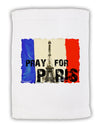 Pray For Paris Watercolor Micro Terry Sport Towel 15 X 22 inches-Sport Towel-TooLoud-White-Davson Sales