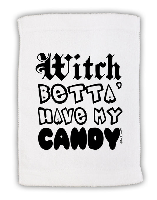 Witch Betta Have My Candy Micro Terry Sport Towel 11 x 18 inches-TooLoud-White-Davson Sales