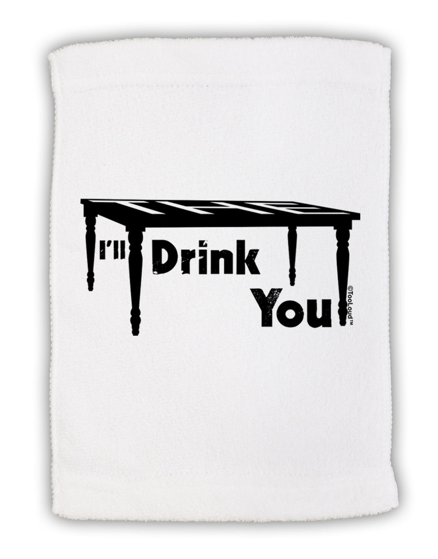 I'll Drink You Under the Table Micro Terry Sport Towel 11 x 18 inches-Sport Towel-TooLoud-White-Davson Sales