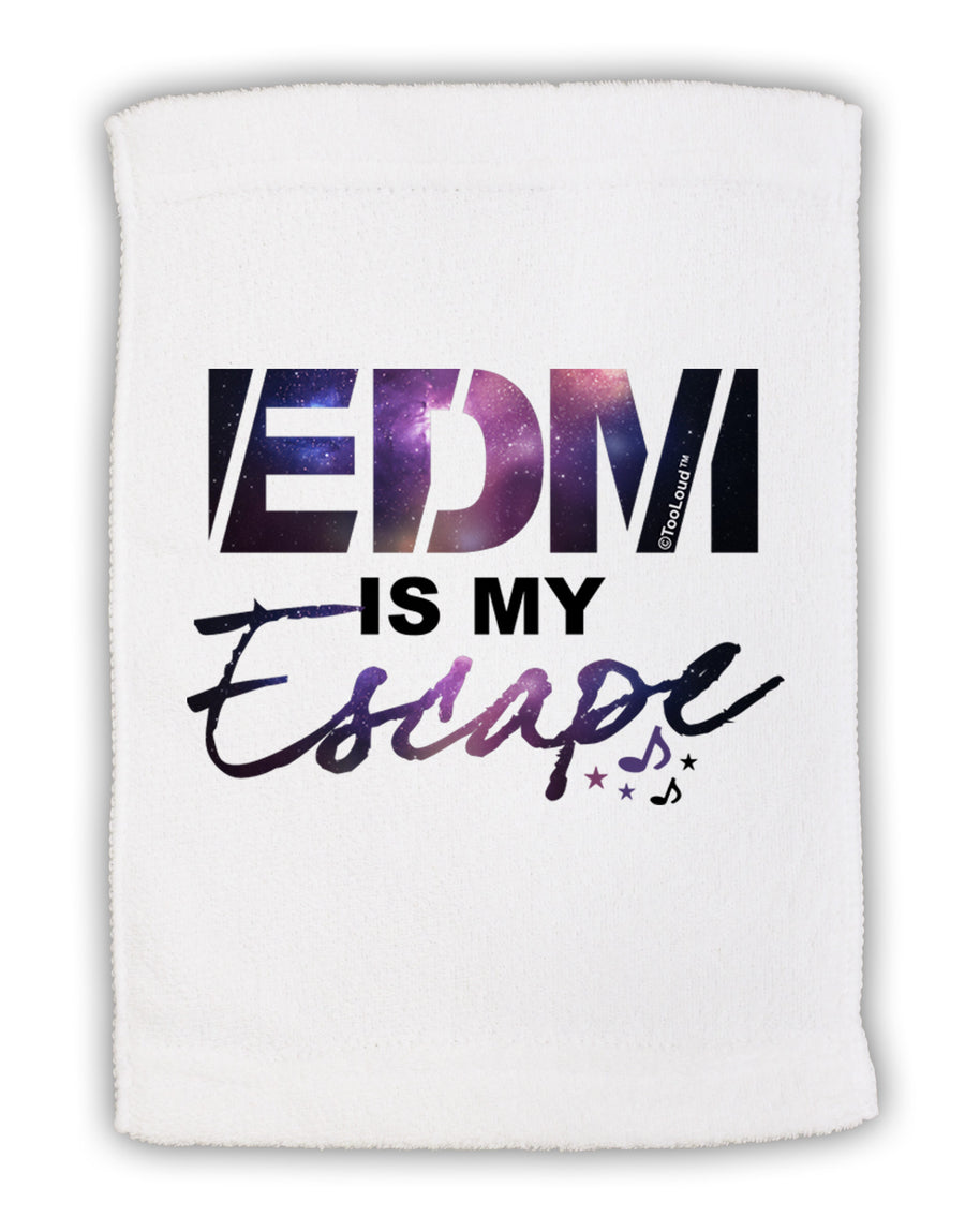 EDM Is My Escape Micro Terry Sport Towel 11 x 18 inches-TooLoud-White-Davson Sales