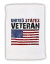 US Veteran Distressed Micro Terry Sport Towel 11 x 18 inches-TooLoud-White-Davson Sales