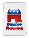 Republican Party Animal Micro Terry Sport Towel 11 x 18 inches-TooLoud-White-Davson Sales