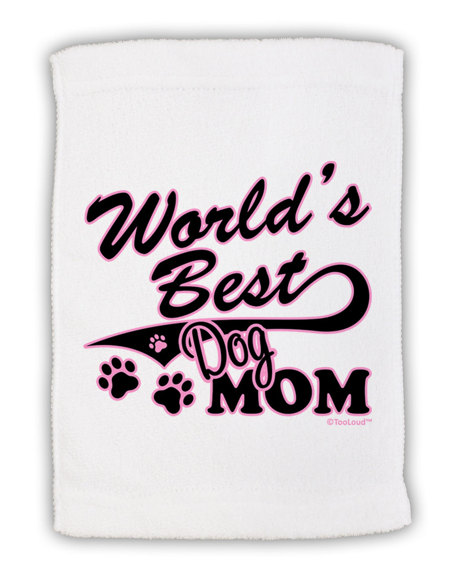 World's Best Dog Mom Micro Terry Sport Towel 15 X 22 inches by TooLoud-Sport Towel-TooLoud-White-Davson Sales