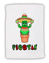 Fiesta Cactus Poncho Text Micro Terry Sport Towel 15 X 22 inches by TooLoud-Sport Towel-TooLoud-White-Davson Sales