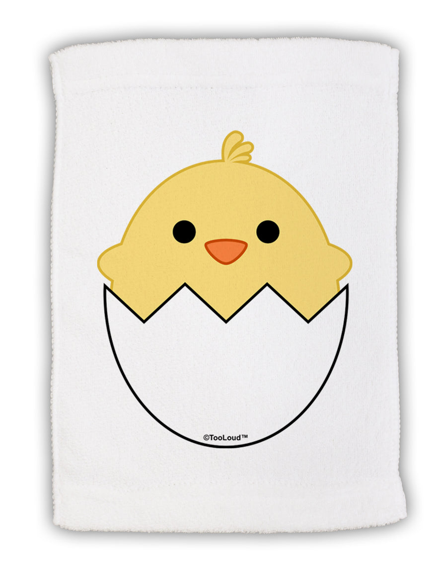 Cute Hatching Chick Design Micro Terry Sport Towel 11 x 18 Inch by TooLoud-Sport Towel-TooLoud-White-Davson Sales