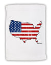 United States Cutout - American Flag Distressed Micro Terry Sport Towel 15 X 22 inches by TooLoud-Sport Towel-TooLoud-White-Davson Sales