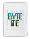 Byte Me Micro Terry Sport Towel 11 x 18 inches-TooLoud-White-Davson Sales