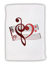 Heart Sheet Music Micro Terry Sport Towel 15 X 22 inches-Sport Towel-TooLoud-White-Davson Sales