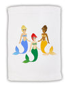 Three Mermaids Micro Terry Sport Towel 15 X 22 inches-Sport Towel-TooLoud-White-Davson Sales