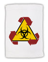 Recycle Biohazard Sign Micro Terry Sport Towel 15 X 22 inches by TooLoud-Sport Towel-TooLoud-White-Davson Sales