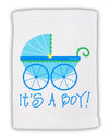 It's a Boy - Baby Boy Carriage Micro Terry Sport Towel 15 X 22 inches-Sport Towel-TooLoud-White-Davson Sales