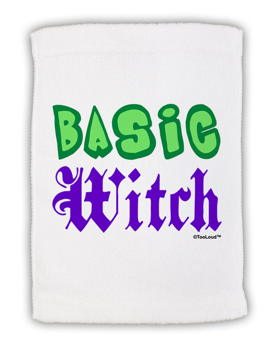 Basic Witch Color Green Micro Terry Sport Towel 11 x 18 inches-TooLoud-White-Davson Sales