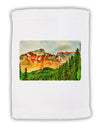 Colorado Forrest Watercolor Micro Terry Sport Towel 11 x 18 inches-TooLoud-White-Davson Sales