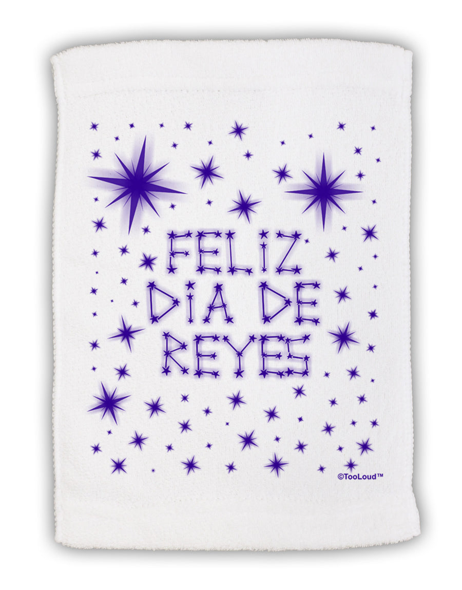 Feliz Dia de Reyes - Estrellas Brillantes Micro Terry Sport Towel 11 x 18 Inch by TooLoud-Sport Towel-TooLoud-White-Davson Sales