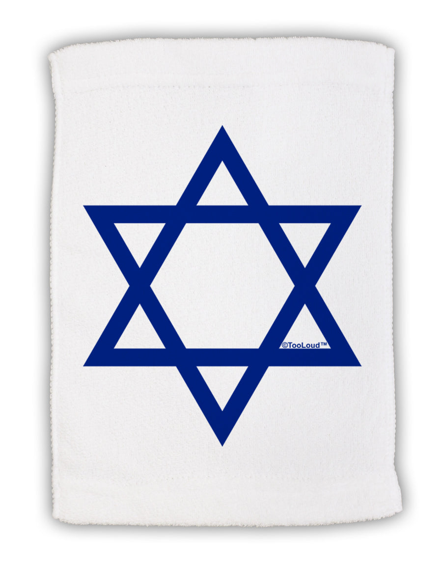 Jewish Star of David Micro Terry Sport Towel 15 X 22 inches by TooLoud-Sport Towel-TooLoud-White-Davson Sales