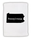 Pennsylvania - United States Shape Micro Terry Sport Towel 11 x 18 Inch by TooLoud-Sport Towel-TooLoud-White-Davson Sales