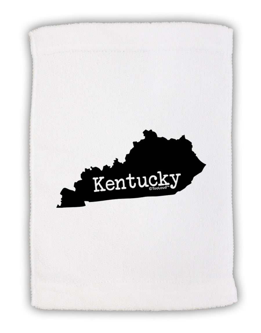 Kentucky - United States Shape Micro Terry Sport Towel 11 x 18 Inch-Sport Towel-TooLoud-White-Davson Sales