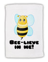 Bee-lieve In Me Micro Terry Sport Towel 11 x 18 inches-TooLoud-White-Davson Sales