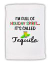 Holiday Spirit - Tequila Micro Terry Sport Towel 11 x 18 inches-Sport Towel-TooLoud-White-Davson Sales