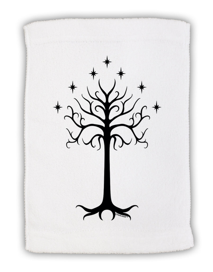 The Royal White Tree Micro Terry Sport Towel 15 X 22 inches by TooLoud-Sport Towel-TooLoud-White-Davson Sales