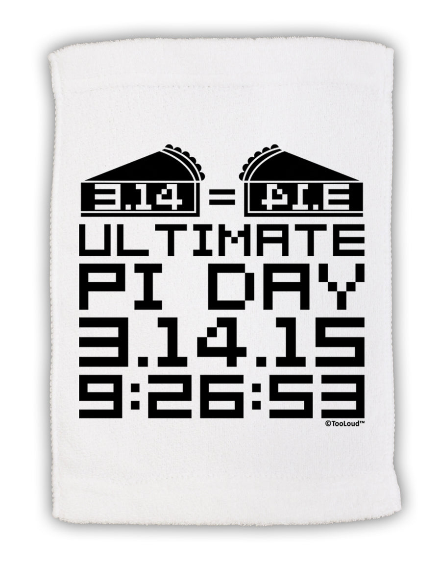 Ultimate Pi Day Design - Mirrored Pies Micro Terry Sport Towel 11 x 18 Inch by TooLoud