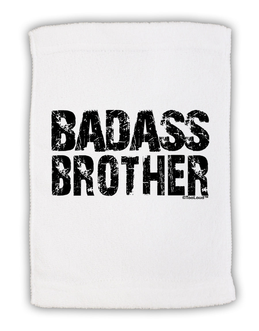 Badass Brother Micro Terry Sport Towel 11 x 18 inches-TooLoud-White-Davson Sales