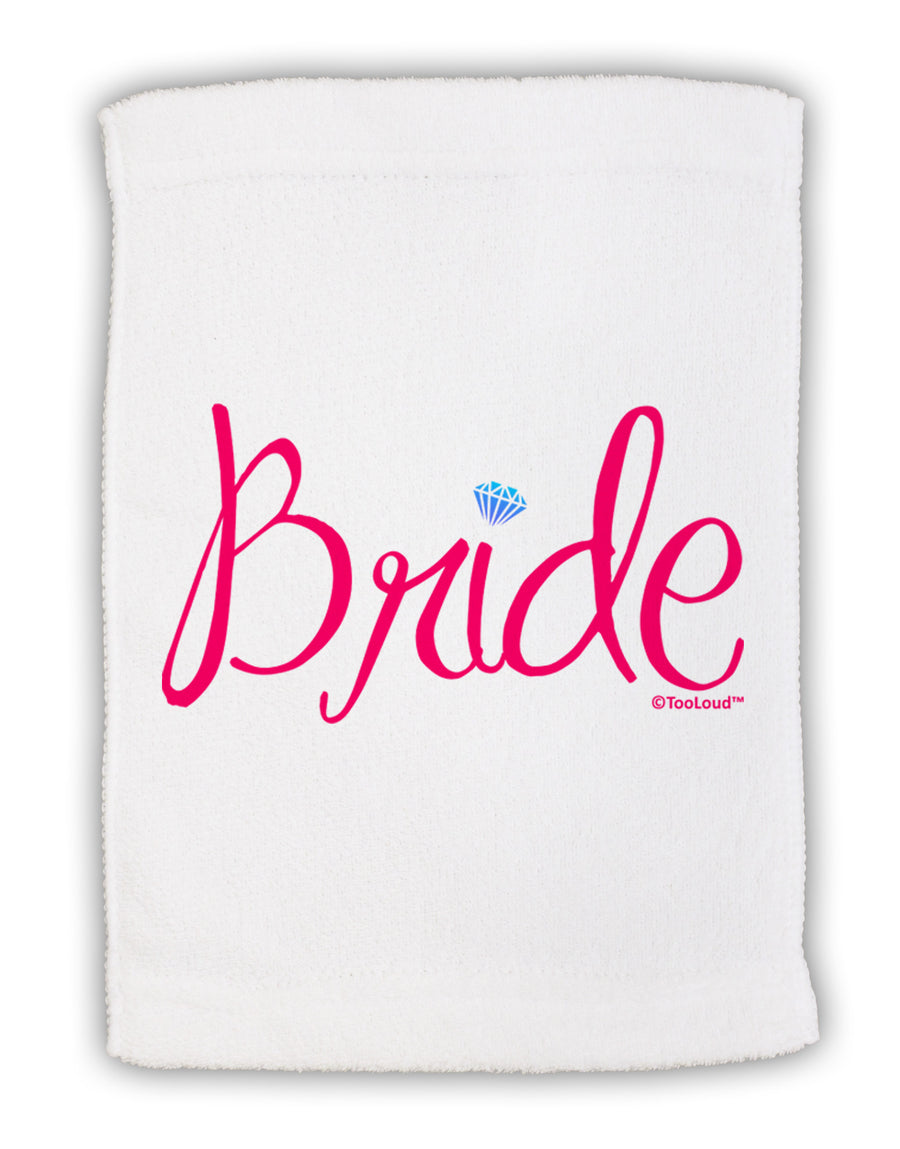 Bride Design - Diamond - Color Micro Terry Sport Towel 15 X 22 inches-Sport Towel-TooLoud-White-Davson Sales