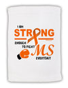 MS - I Am Strong Micro Terry Sport Towel 15 X 22 inches-Sport Towel-TooLoud-White-Davson Sales