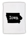 Iowa - United States Shape Micro Terry Sport Towel 11 x 18 Inch-Sport Towel-TooLoud-White-Davson Sales