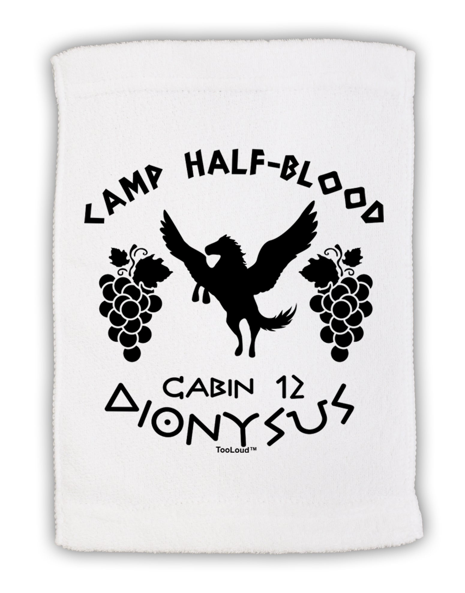Camp Half Blood Cabin 12 Dionysus Micro Terry Sport Towel 15 X 22 inches by TooLoud-Sport Towel-TooLoud-White-Davson Sales