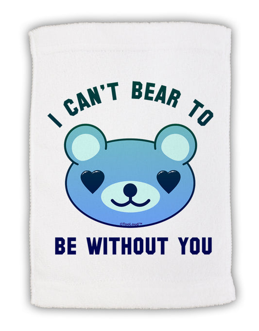 I Can't Bear to be Without You Blue Micro Terry Sport Towel 15 X 22 inches by TooLoud-Sport Towel-TooLoud-White-Davson Sales