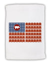 American Bacon Flag Micro Terry Sport Towel 15 X 22 inches-Sport Towel-TooLoud-White-Davson Sales