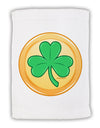 Shamrock Button Vector Design Micro Terry Sport Towel 11 x 18 Inch by TooLoud-Sport Towel-TooLoud-White-Davson Sales