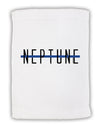 Planet Neptune Text Only Micro Terry Sport Towel 15 X 22 inches by TooLoud-Sport Towel-TooLoud-White-Davson Sales