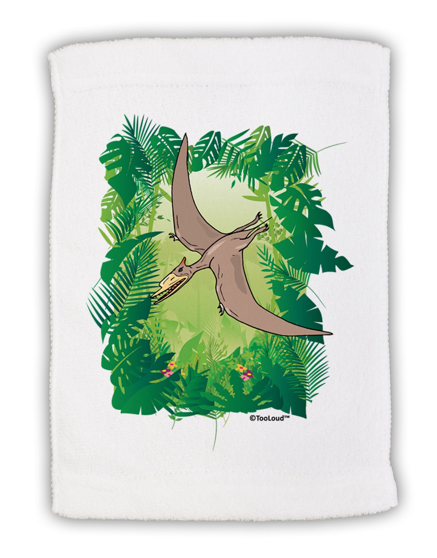 Pterosaurs - Without Name Micro Terry Sport Towel 15 X 22 inches by TooLoud-Sport Towel-TooLoud-White-Davson Sales