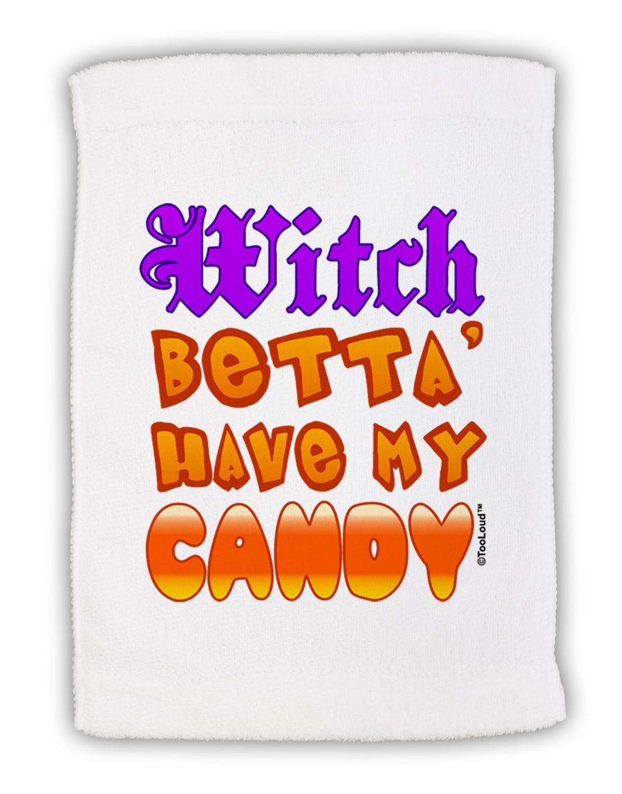 Witch Betta Have My Candy Color Micro Terry Sport Towel 11 x 18 inches-TooLoud-White-Davson Sales