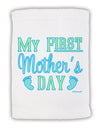 My First Mother's Day - Baby Feet - Blue Micro Terry Sport Towel 15 X 22 inches by TooLoud-Sport Towel-TooLoud-White-Davson Sales