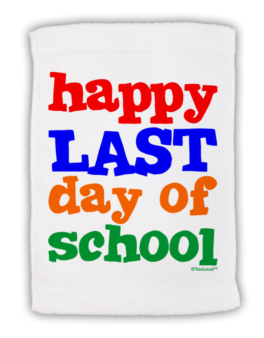 Happy Last Day of School Micro Terry Sport Towel 15 X 22 inches-Sport Towel-TooLoud-White-Davson Sales