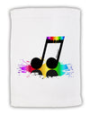 Paint Music Note Micro Terry Sport Towel 11 x 18 inches-TooLoud-White-Davson Sales