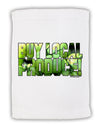 Buy Local - Green Tomatoes Text Micro Terry Sport Towel 11 x 18 inches-TooLoud-White-Davson Sales